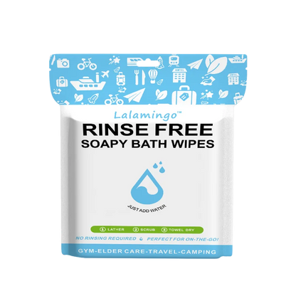 25Pcs Disposable Rinse Free Bathing Wipes Bathing Wipes for Adults Rinse Free Adult Body Wipes for Bathing Rinse Free